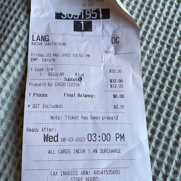 Marcs royal blue wool Jacket coat | size 8 | dry cleaned - Picture 10 of 10